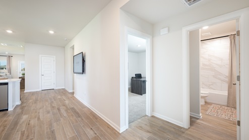 Interior of floorplan foyer.