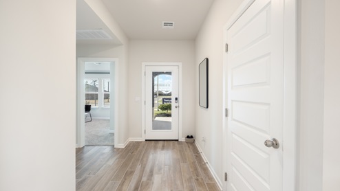 Interior of floorplan foyer.