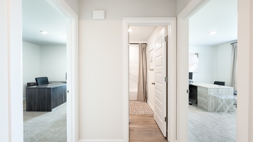 Interior of floorplan foyer.