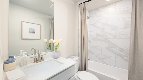 Secondary bathroom