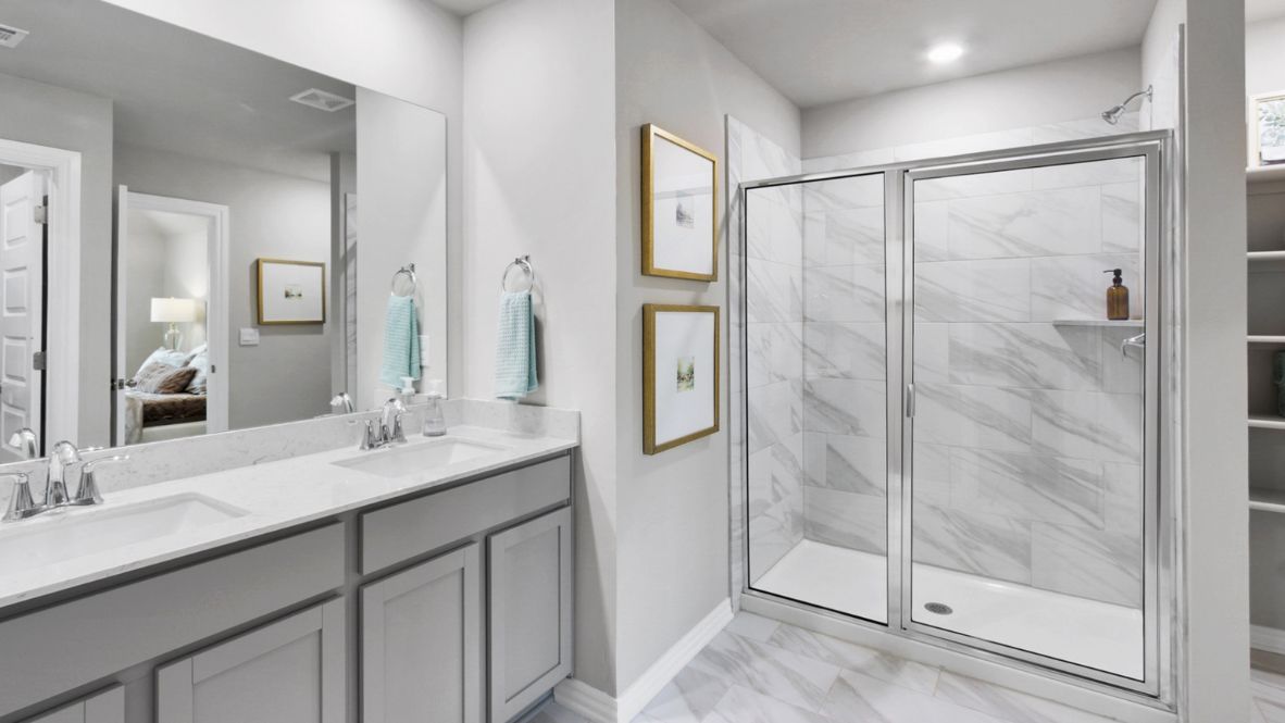 New home in Piedmont, OK by D.R. Horton. New homes with kitchen island and open living space