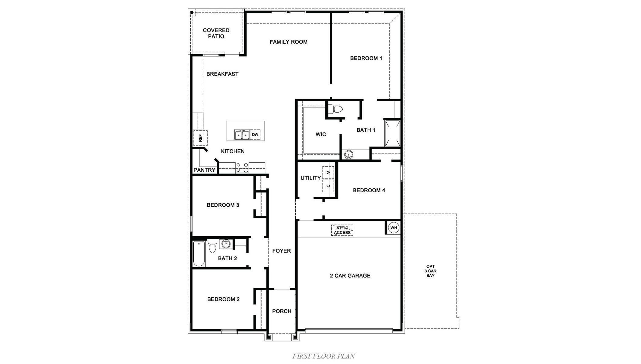 Cali 3-car floor plan