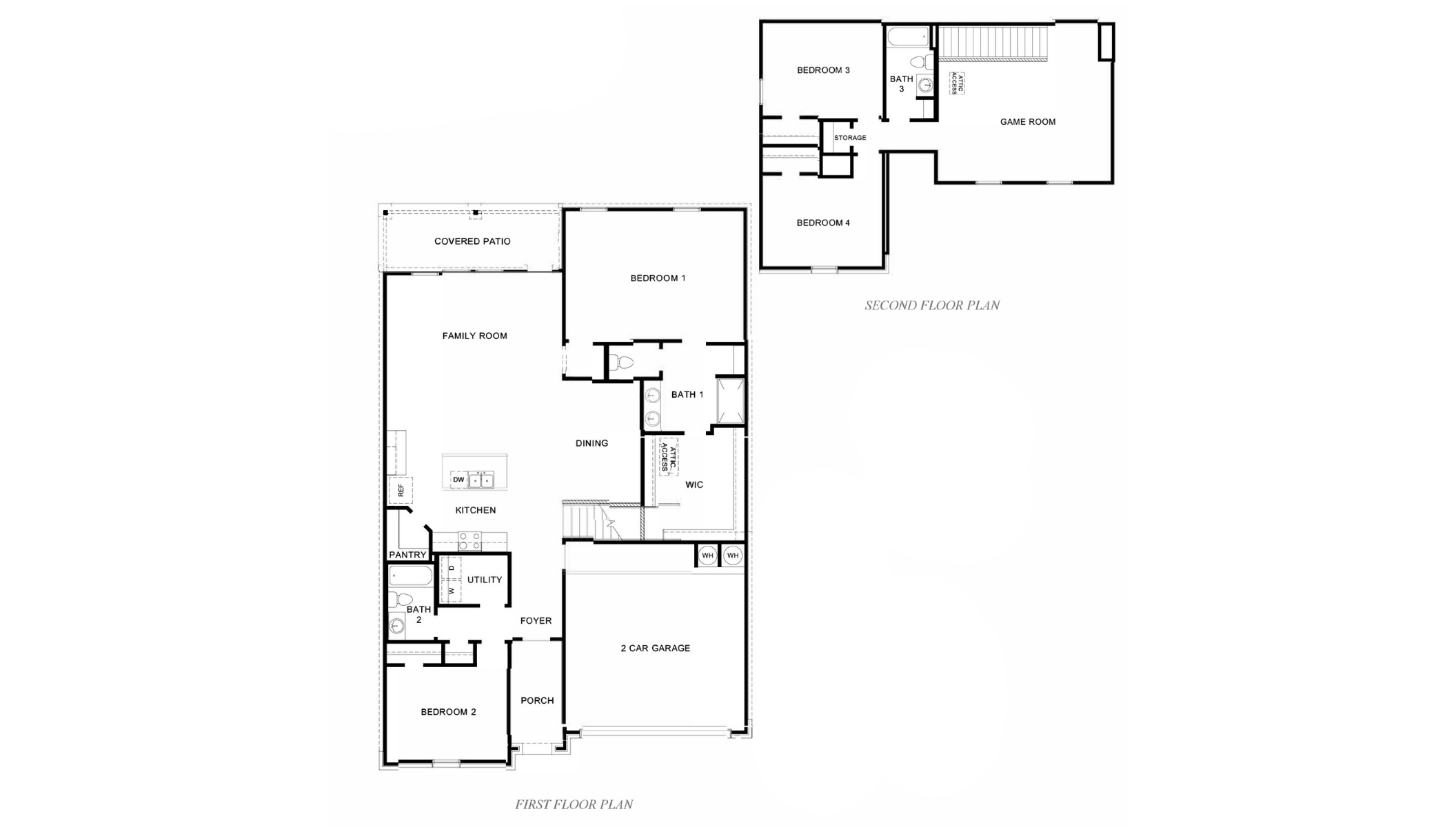 two story floor plan in Piedmont Oklahoma