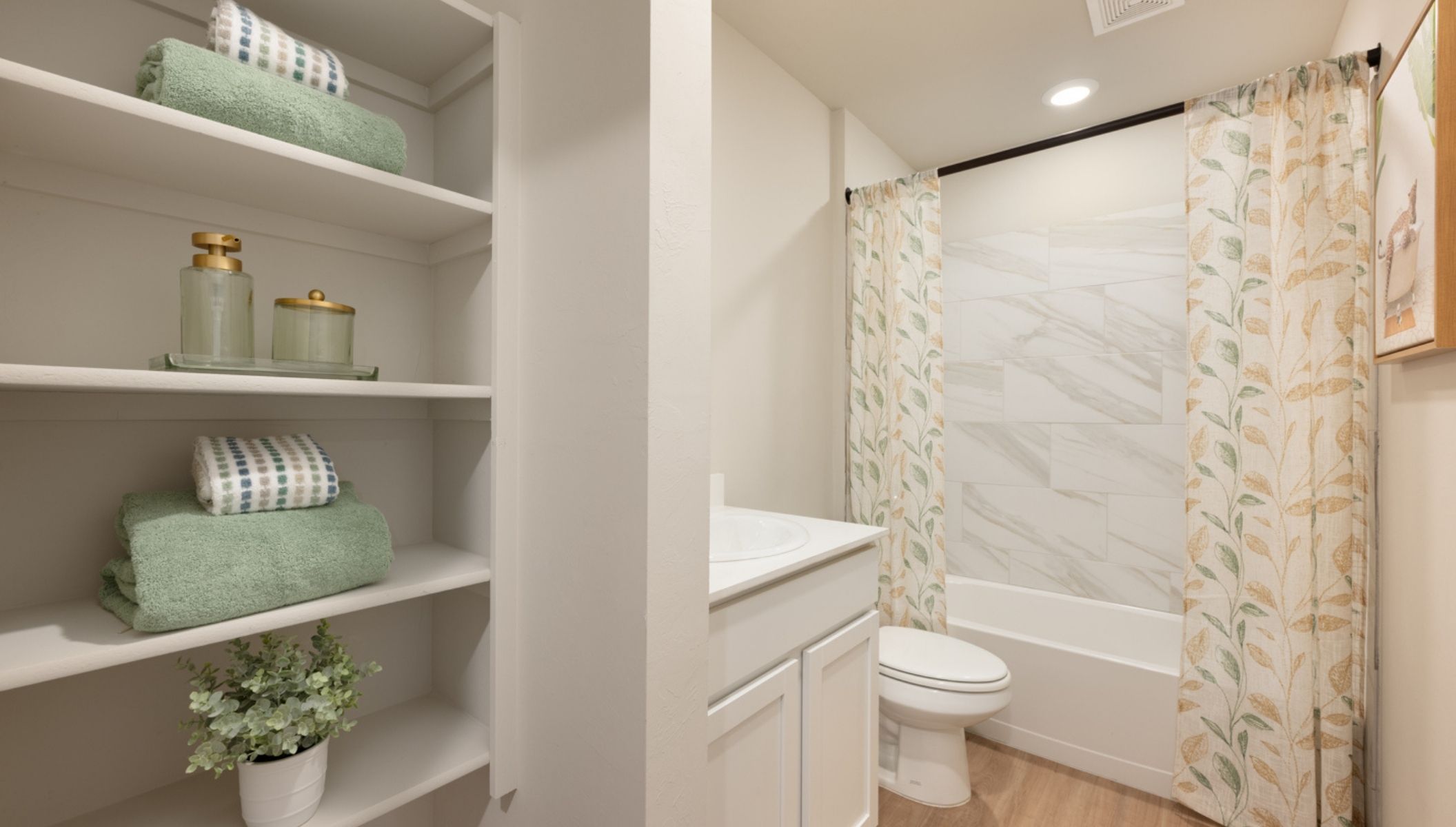 Single story home with a two-car garage