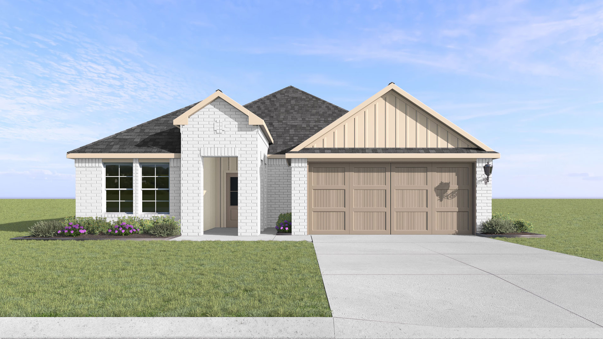 Welcome to the 3 bed 2 bath Denton Plan
