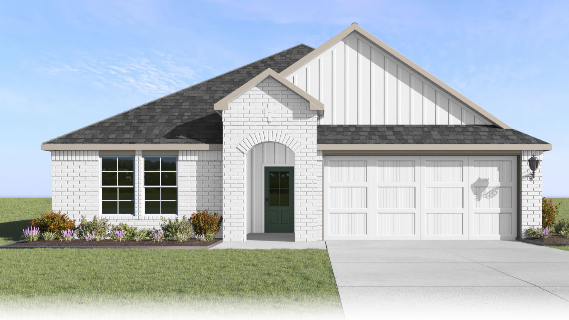 Kingston floor plan in Crest at Morganfield new home community in Lake Charles