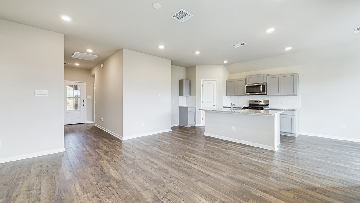 Welcome to the 3 bed 2 bath Bellvue in Picard Farms new home community in Maurice, LA