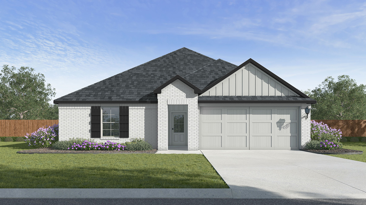 Welcome to the 3 bed 2 bath Bellvue in Picard Farms new home community in Maurice, LA