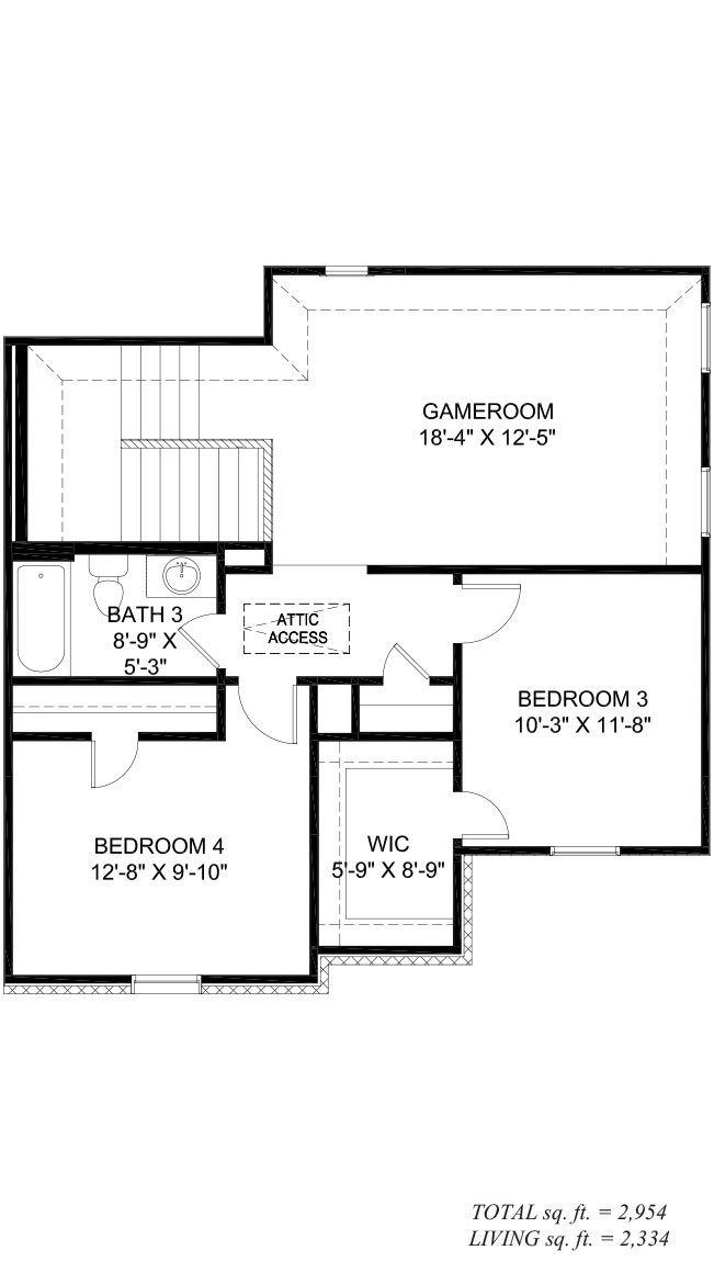 Floor Plan in Picard Farms MAURICE, LA D.R. Horton