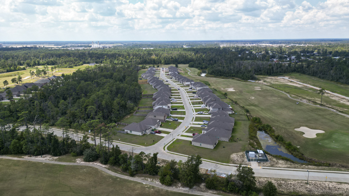 Welcome to West Trace model home in Westlake, Louisiana