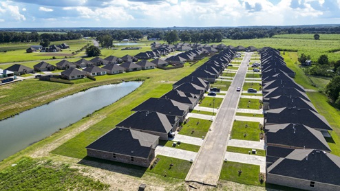 New homes in New Iberia, Louisiana. Coteau Ridge Community