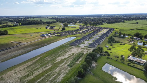 New homes in New Iberia, Louisiana. Coteau Ridge Community