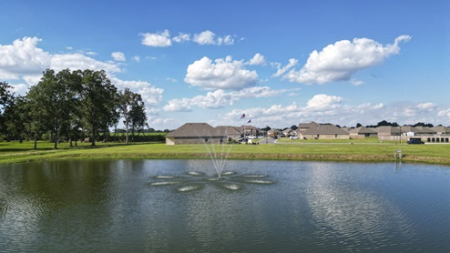 New homes in New Iberia, Louisiana. Coteau Ridge Community