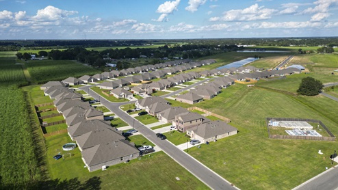 New homes in New Iberia, Louisiana. Coteau Ridge Community