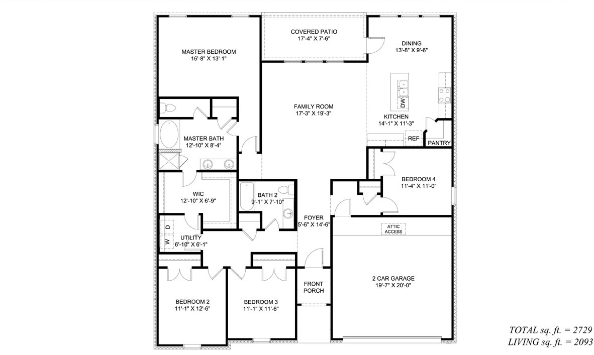 Dr Horton 1 Story Floor Plans Viewfloor.co