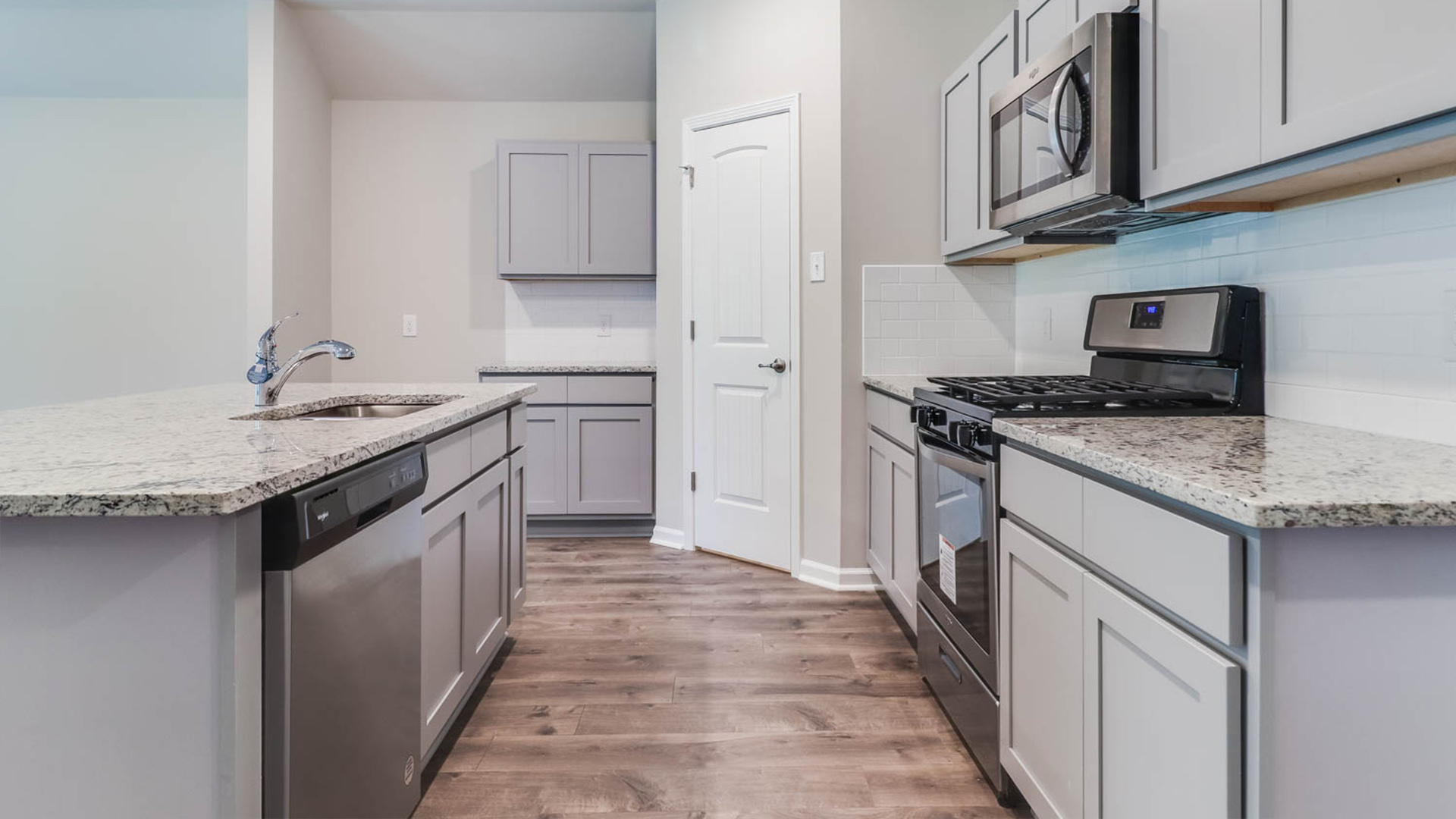 Stainless steel appliance package