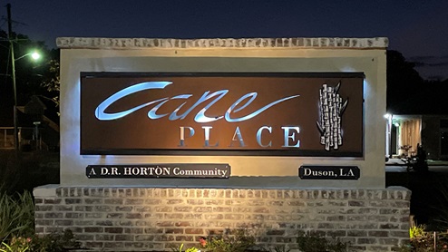Welcome to Cane Place. New homes in Duson, Louisiana