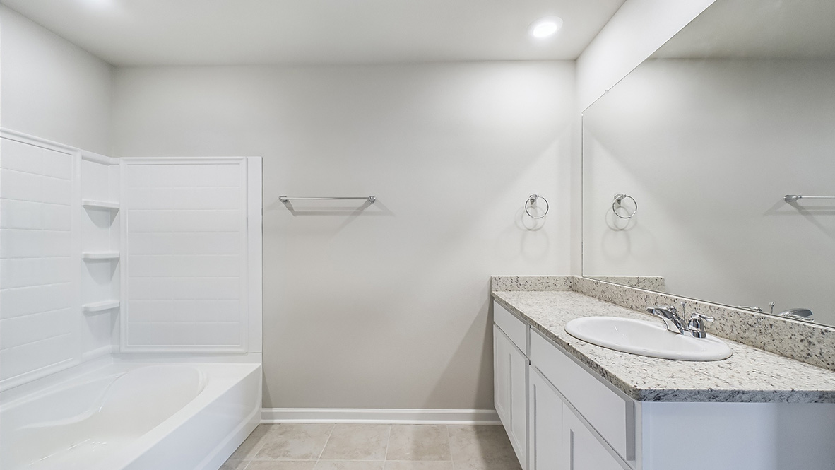 The Kingston plan in Broussard Hills is a 4 bed 2 bath new home