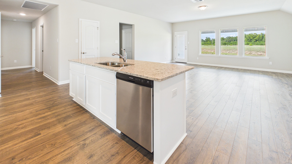 The Palmetto is located in Breaux Bridge new home community, Parc Ridge