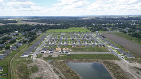 New homes in Breaux Bridge, LA. Parc Ridge Community new homes now selling move-in ready