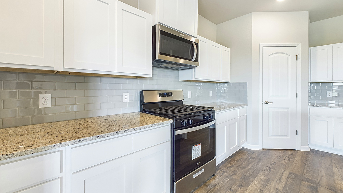 Tour the Huntsville plan in Harvest Trace new home community in Crowley, LA
