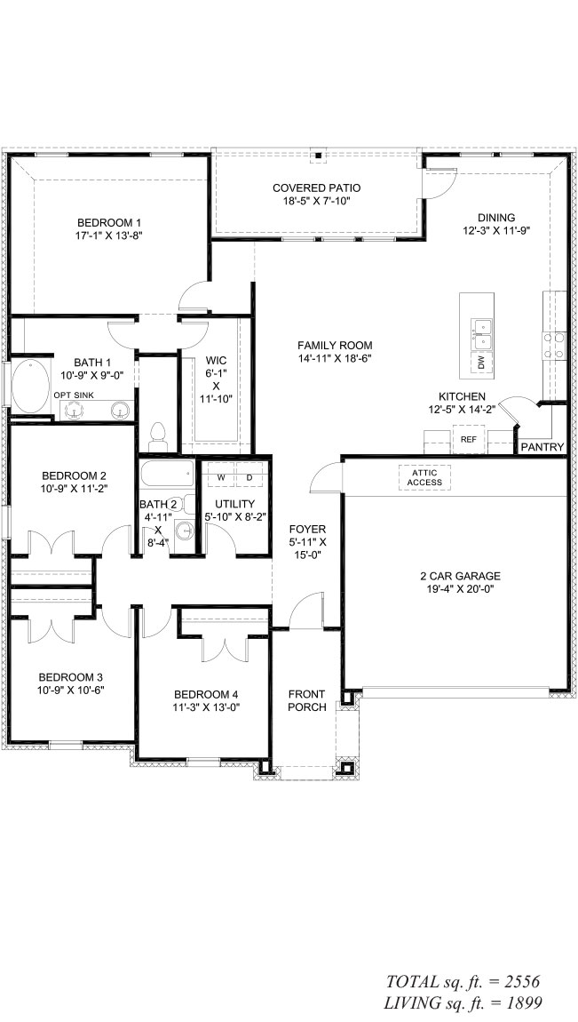 Floor plan A