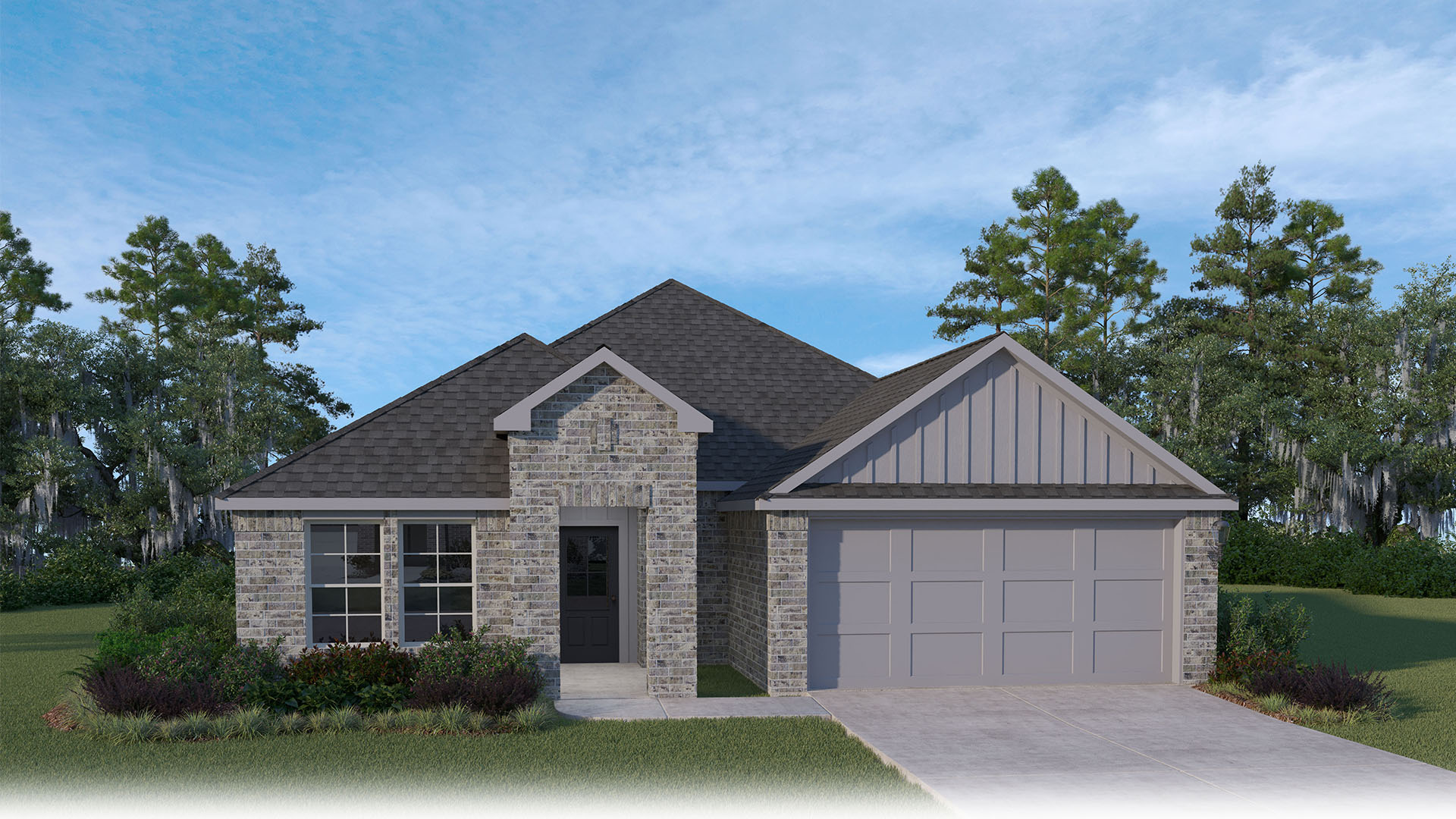 The Denton is a 3 bed 2 bath new home in Duson, LA located in Station Heights community