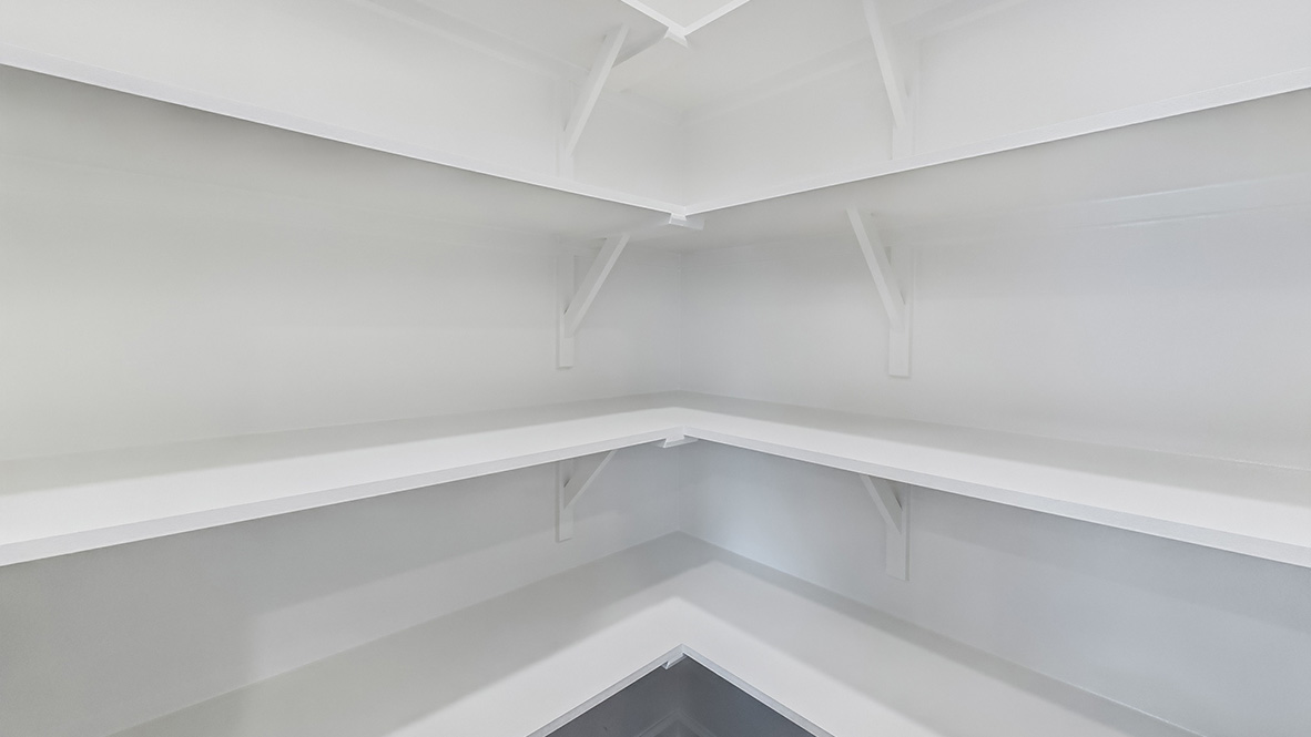 spacious walk in pantry