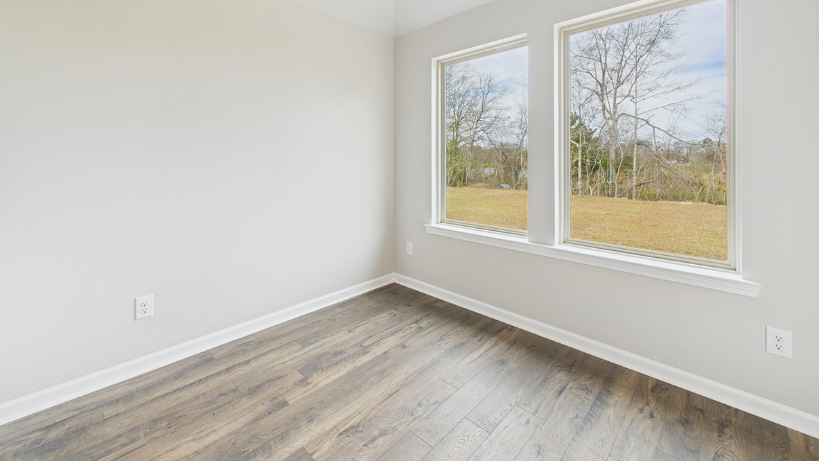 Front-facing dining room off the main entry in new D.R. Horton new construction home at Hollis Heights