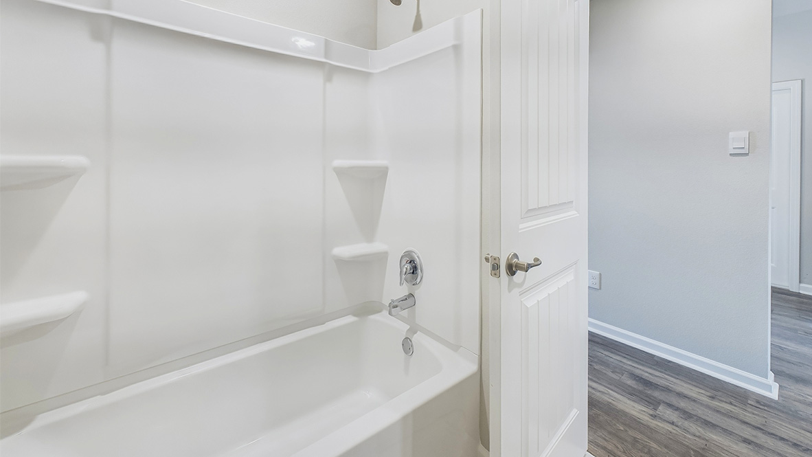 Second bedroom, flex-office, study, entertainment, game, craft room in this new construction D.R. Horton home