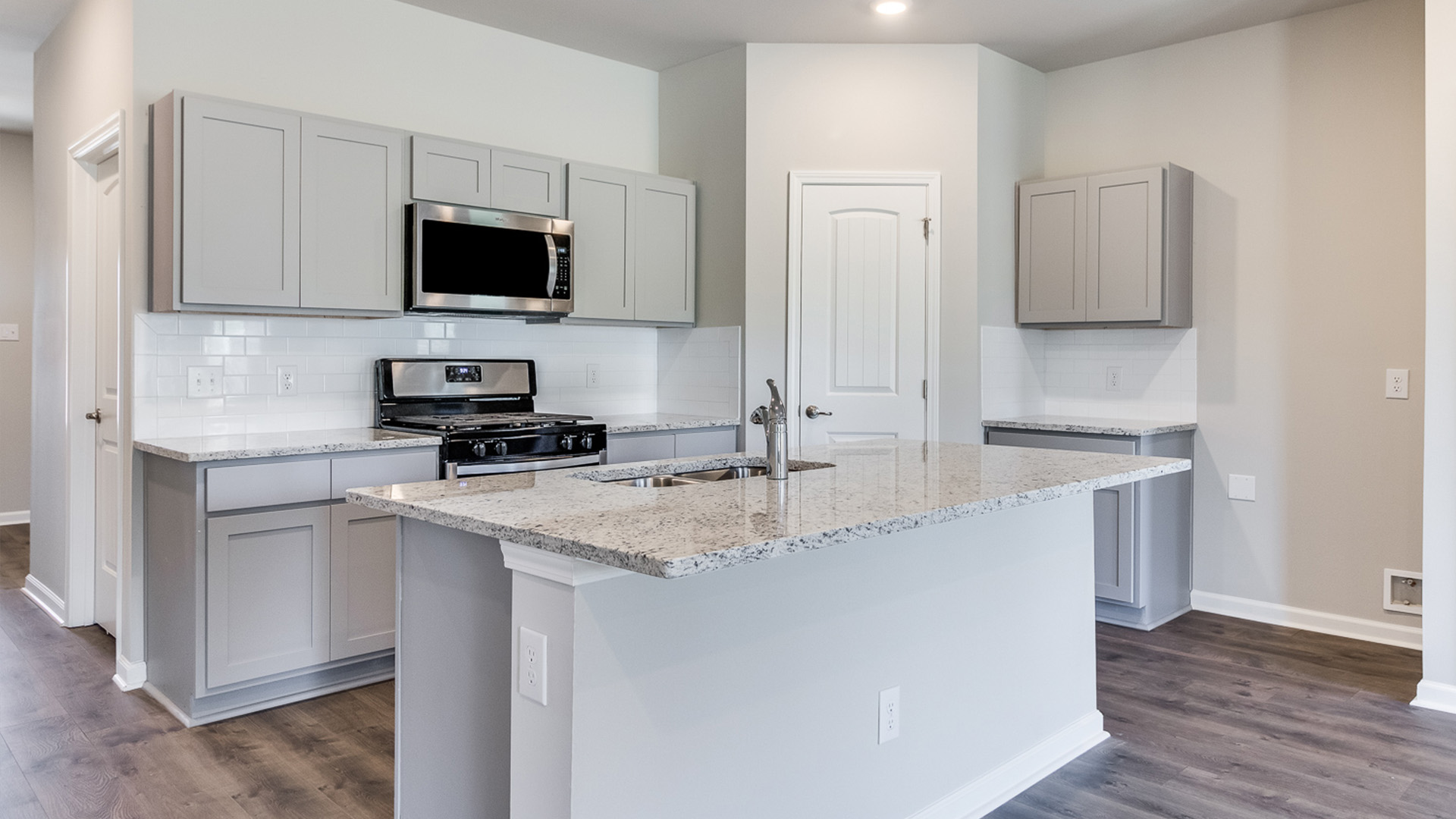 Tour the popular Denton plan in Hollis Heights new home community