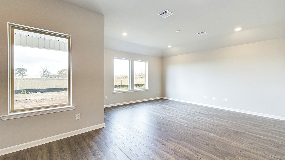 Tour the popular Denton plan in Hollis Heights new home community