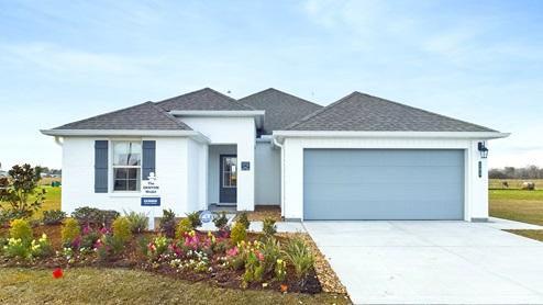 Denton Plan Model Home in Oakmont Community located in Broussard, Louisiana