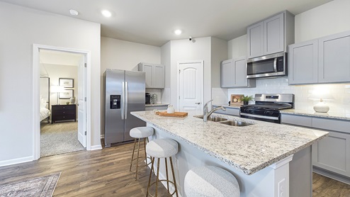 Denton Plan Model Home in Oakmont Community located in Broussard, Louisiana