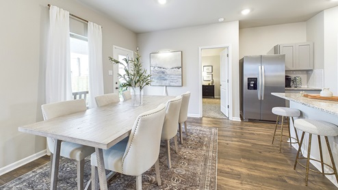 Denton Plan Model Home in Oakmont Community located in Broussard, Louisiana