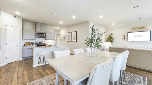 Denton Plan Model Home in Oakmont Community located in Broussard, Louisiana