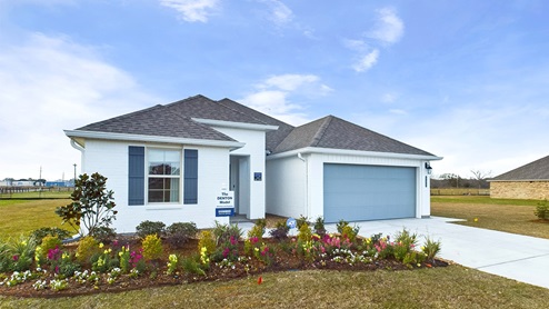 Denton Plan Model Home in Oakmont Community located in Broussard, Louisiana