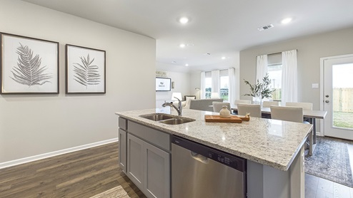 Denton Plan Model Home in Oakmont Community located in Broussard, Louisiana