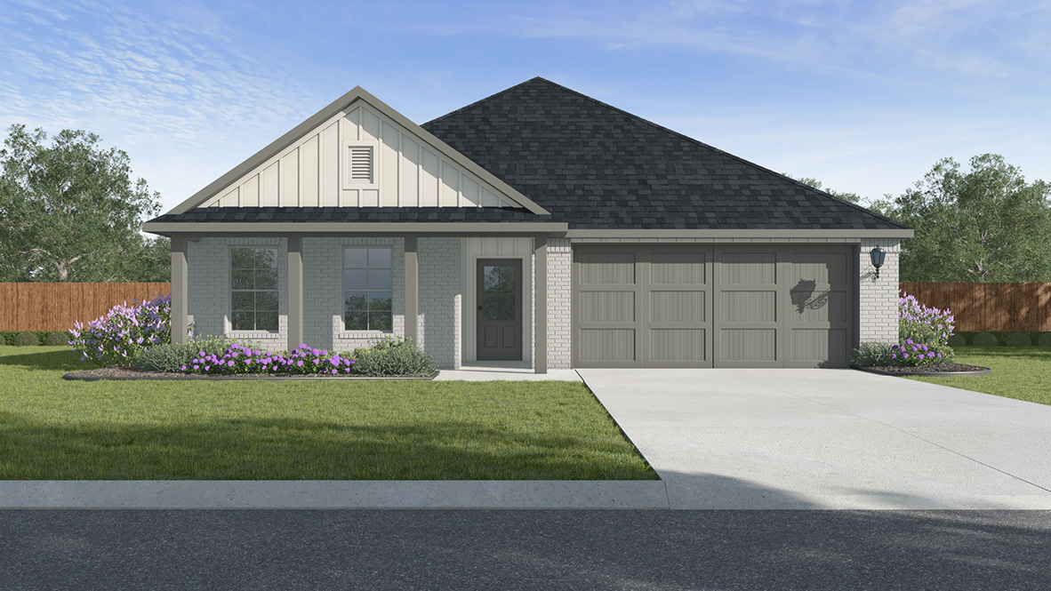 Welcome to the Camden plan in Cypress Falls in Broussard, LA