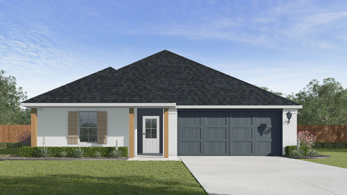 Camden Floor plan at Cypress Falls, in Broussard, LA