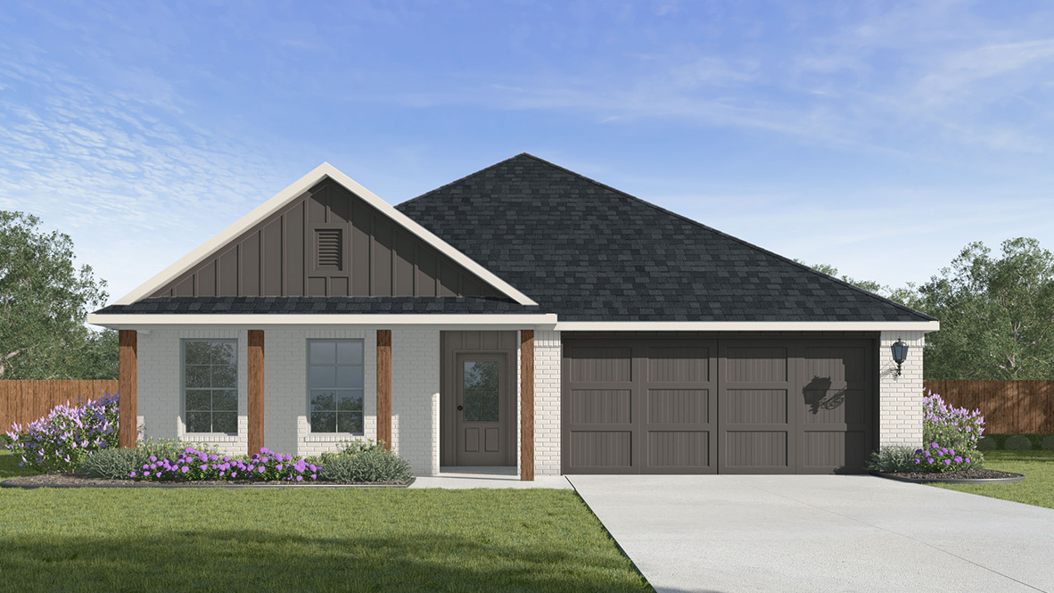 Camden Floor plan at Cypress Falls, in Broussard, LA
