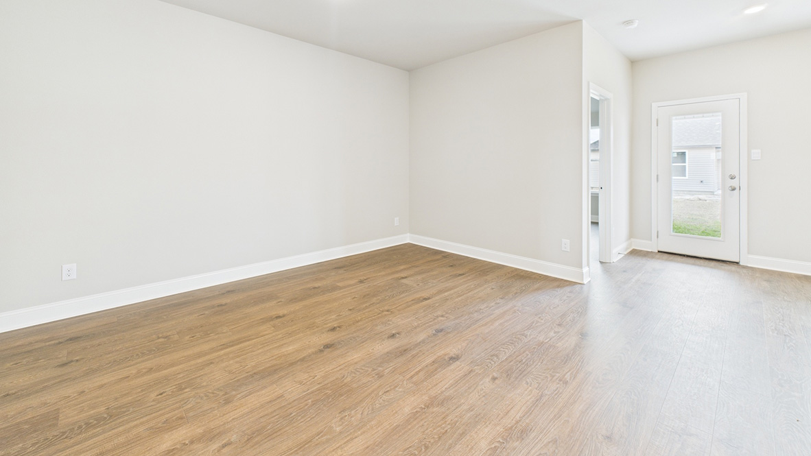 Wood flooring throughout entire home