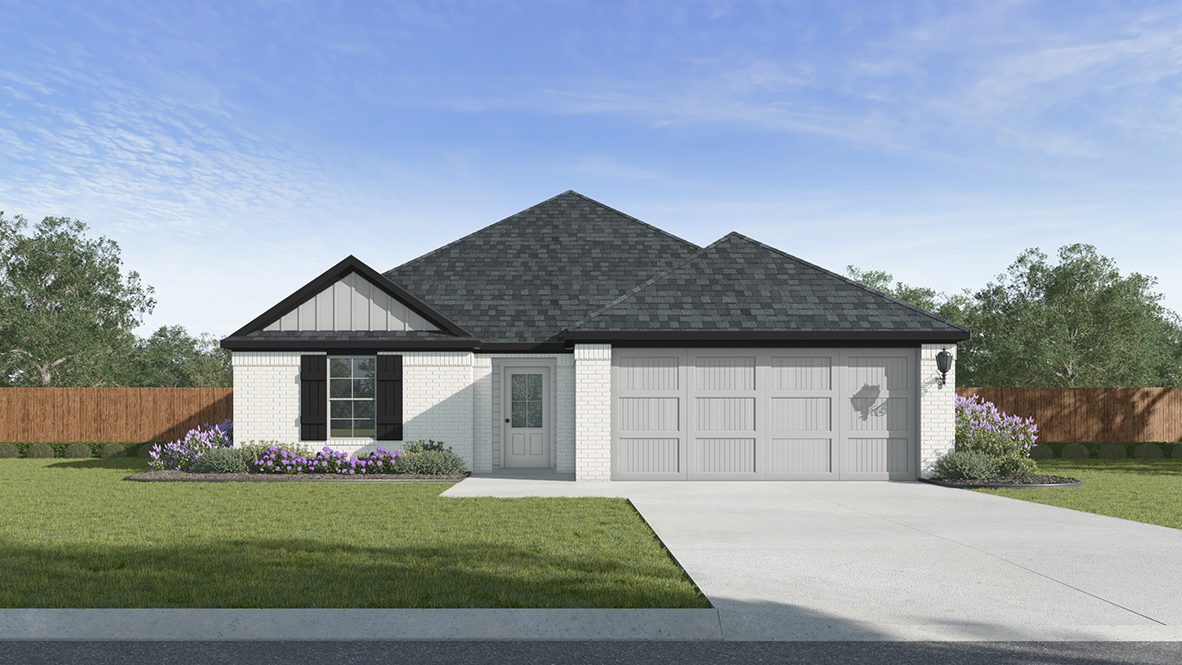 The Carter is a 4 bed 2 bath home in Teche Haven new home community