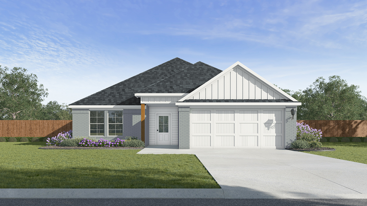 The Carter is a 4 bed 2 bath home in Teche Haven new home community