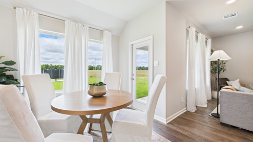 Kitchen area for table and chairs