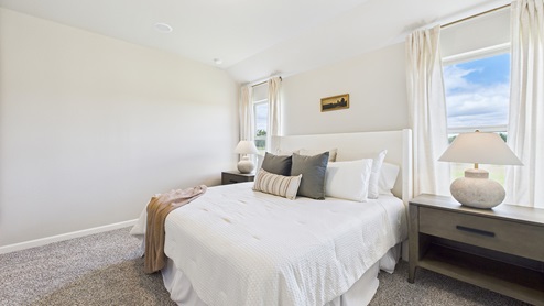 Primary bedroom with ensuite and walk-in closet