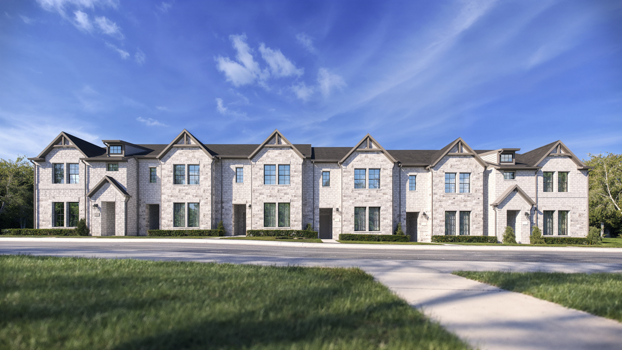 Adams floorplan Westridge townhomes in mckinney