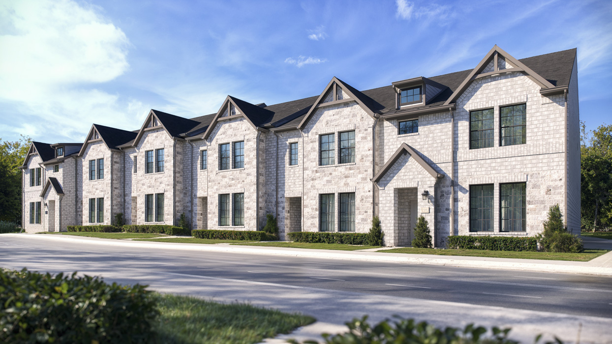 Adams floorplan Westridge townhomes in mckinney
