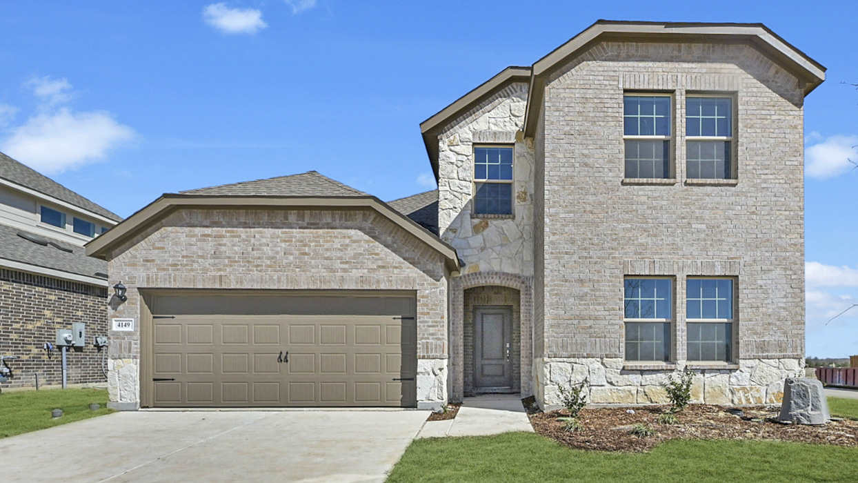 Copaiba Floorplan Elevation B Exterior Gallery Image - Winchester Crossing in Princeton, TX