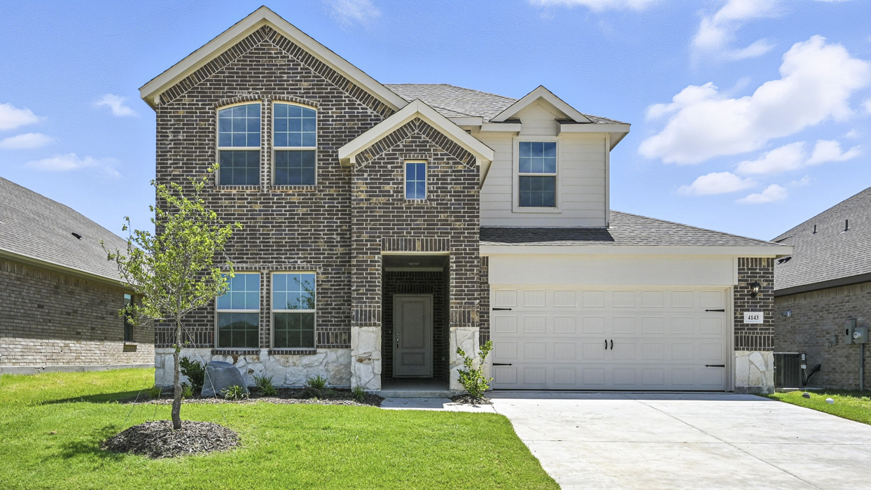 H232 Tangerine elevation A Exterior Gallery Image-Winchester Crossing in Princeton, TX